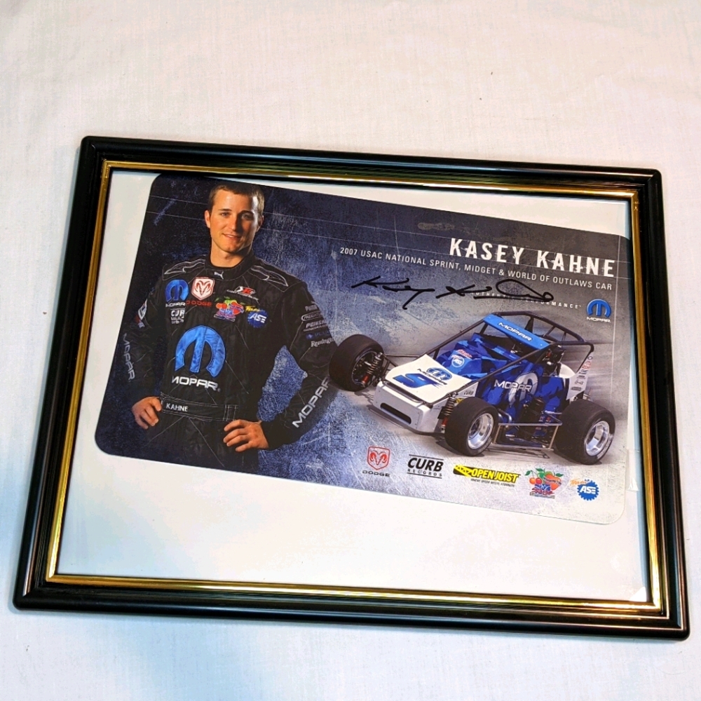 SAC Signed Framed Kasey Kahne Promo Photo